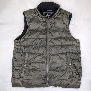 G.H. Bass & Co. Puffer Fleece Lined Vest Zip Front